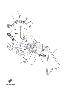 YZ85LW YZ85 (B0GB) drawing STAND & FOOTREST