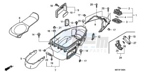 FJS400D9 Europe Direct - (ED) drawing LUGGAGE BOX