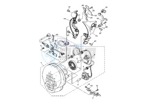 MT-01 1700 drawing HEADLIGHT