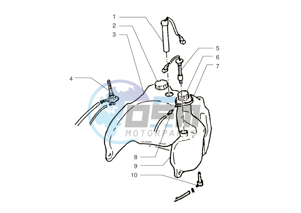 Fuel tank-Oil tank