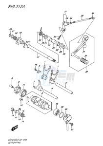 GSX-S 1000 drawing GEAR SHIFTING