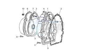 V7 Special - Stone 750 drawing Timing system cover