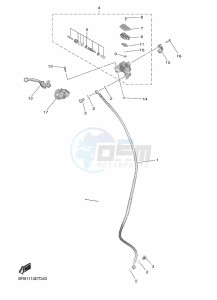 YZ250F (B7BB) drawing FRONT MASTER CYLINDER