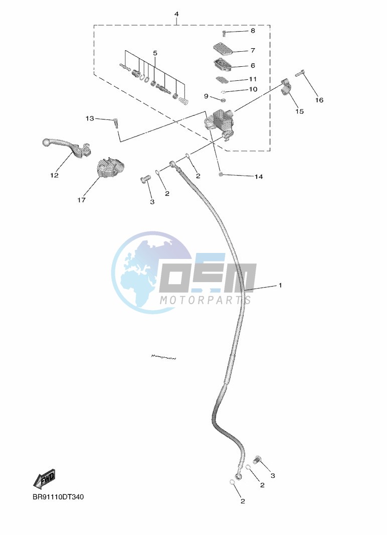 FRONT MASTER CYLINDER