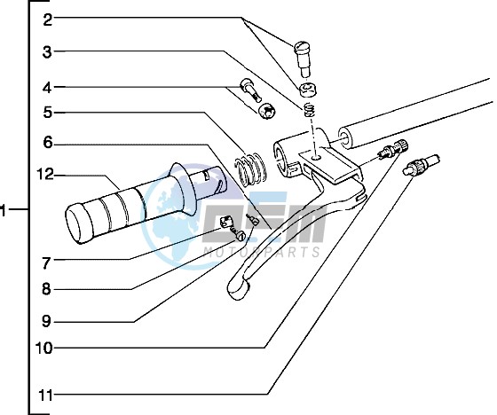 Handlebars component parts