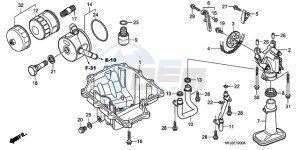 CBR600RA9 Korea - (KO / ABS MK) drawing OIL PAN/OIL PUMP