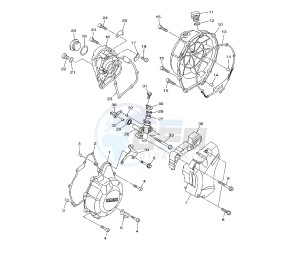 XJ6-N SP 600 drawing CRANKCASE COVER 1