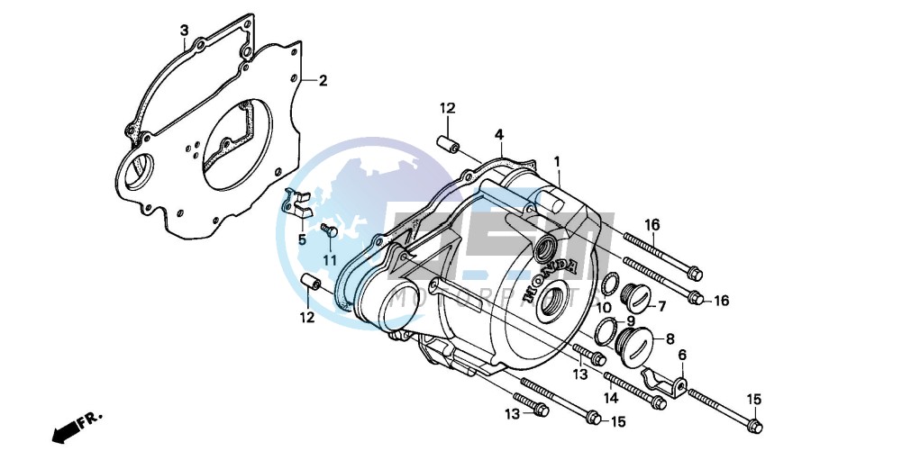 LEFT CRANKCASE COVER