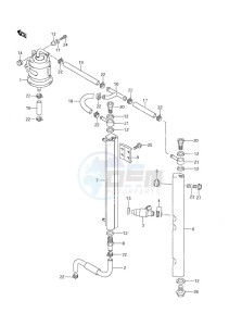 DF 140 drawing Fuel Injector