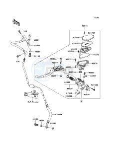 1400GTR_ABS ZG1400CCF FR GB XX (EU ME A(FRICA) drawing Clutch Master Cylinder