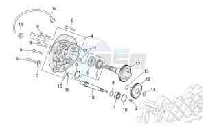 Scarabeo 50 4t 4v net drawing Transmission