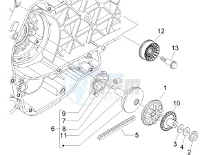 Runner 200 VXR 4t e3 drawing Driving pulley