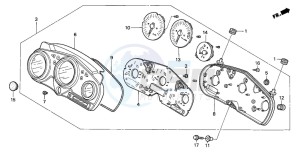 CBR600F4 drawing METER (1)