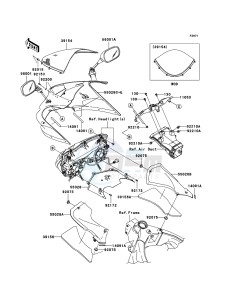 NINJA_ZX-6R ZX636C6F FR GB XX (EU ME A(FRICA) drawing Cowling