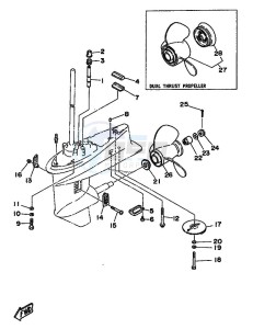 25J drawing LOWER-CASING-x-DRIVE-2