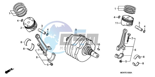 CRANKSHAFT/PISTON