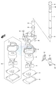 DF 225 drawing Water Pump