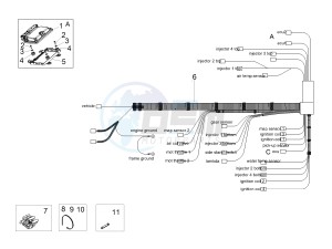 TUONO 1100 V4 FACTORY E4 SUPERPOLE ABS (NAFTA) drawing Electrical system III