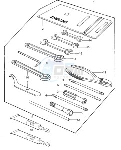 KZ 1000 E [SHAFT] (E1-E2) [SHAFT] drawing OWNER TOOLS