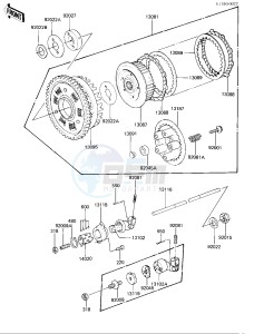 KZ 1000 M [CSR] (M1-M2) [CSR] drawing CLUTCH