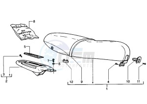 ET4 125 drawing Saddle