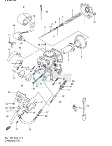 UC125 (E2) drawing CARBURETOR