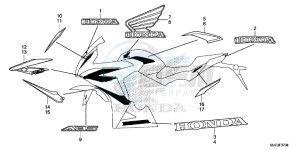 CBR650FAH 2ED - (2ED) drawing 4 MARK (5)