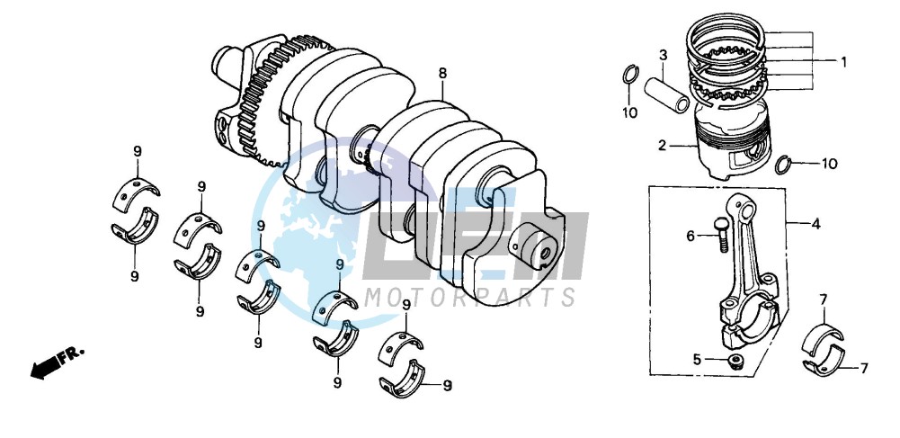 CRANKSHAFT/PISTON