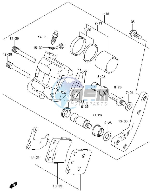 FRONT CALIPER