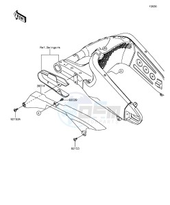 NINJA ZX-6R ZX636EGF FR GB XX (EU ME A(FRICA) drawing Chain Cover