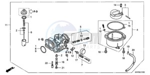 SCV100F9 Turkey - (TU) drawing CARBURETOR (SCV100F9-TU)