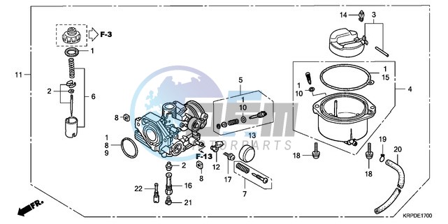 CARBURETOR (SCV100F9-TU)