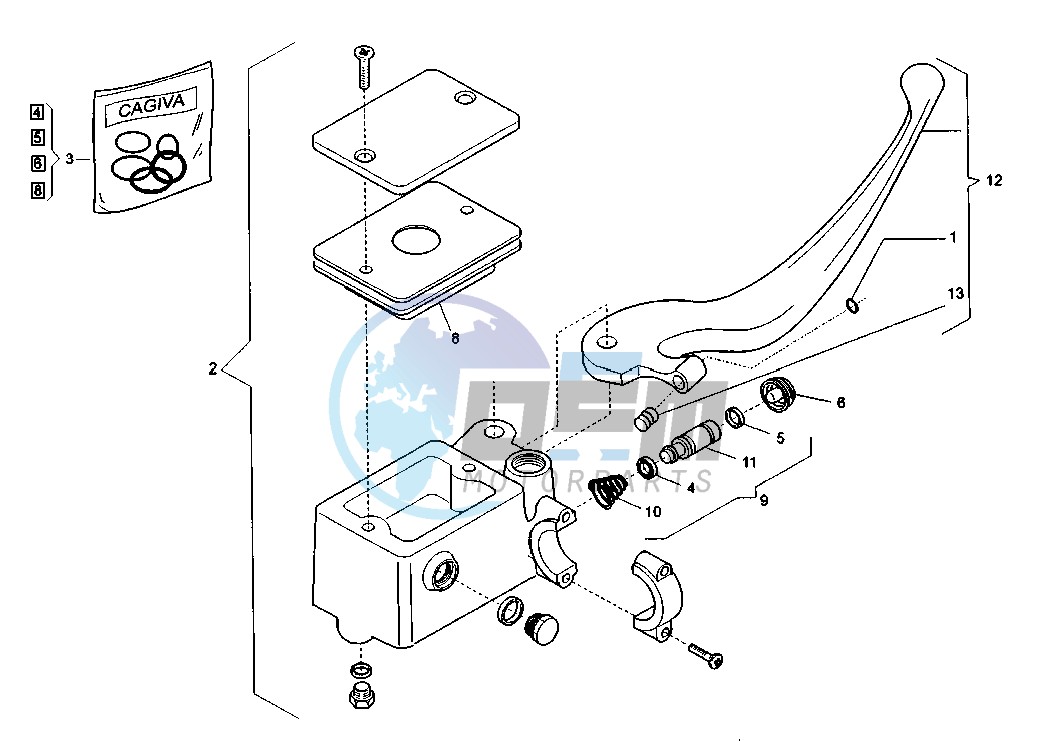 FRONT MASTER CYLINDER