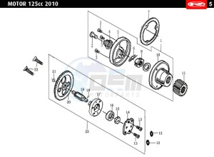 MARATHON-125-AC-WHITE drawing LUBRICATION SYSTEM