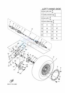 YXZ1000ETS YXZ10YESKL (B5H6) drawing REAR WHEEL