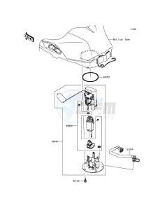 NINJA 300 ABS EX300BGF XX (EU ME A(FRICA) drawing Fuel Pump