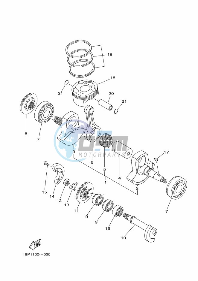 CRANKSHAFT & PISTON