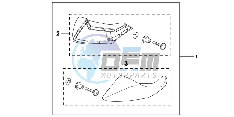 KIT,FOOT DEFLECTOR