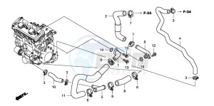 CBF1000S drawing WATER PIPE