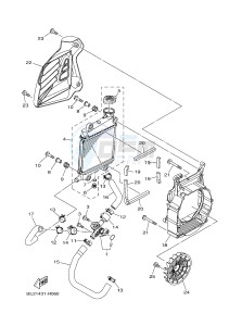 MWS150-A (BB81) drawing RADIATOR & HOSE