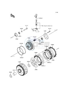 NINJA 250SL ABS BX250BGF XX (EU ME A(FRICA) drawing Clutch