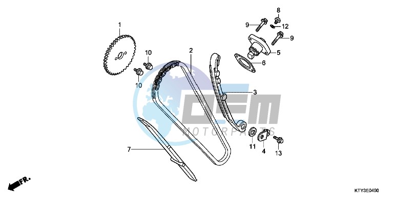 CAM CHAIN/TENSIONER