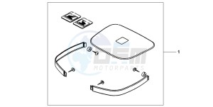 NES125 drawing TOP BOX PANEL KIT