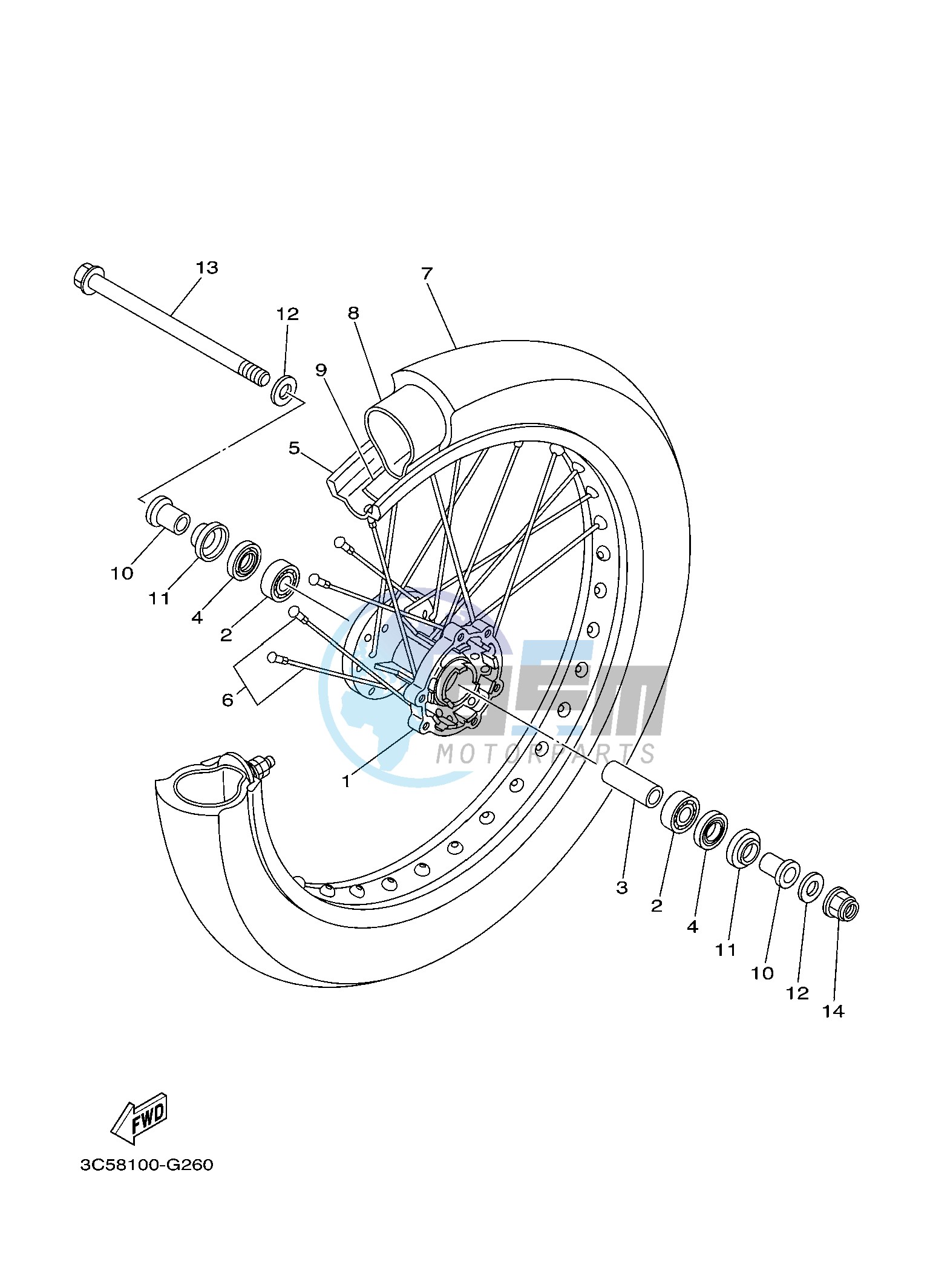 FRONT WHEEL