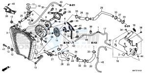 CBR1000S2 2ED - (2ED) drawing RADIATOR