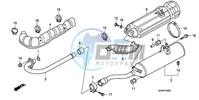 EXHAUST MUFFLER