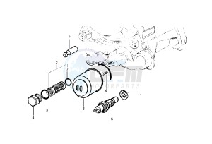 X9 200 drawing Oil Filter