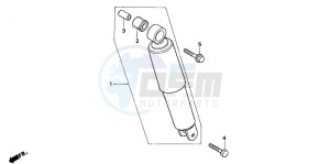 PK50 drawing REAR CUSHION