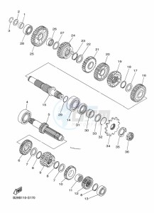 WR250F (2GBM) drawing TRANSMISSION