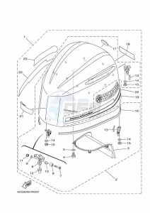 LF250XB-2019 drawing FAIRING-UPPER